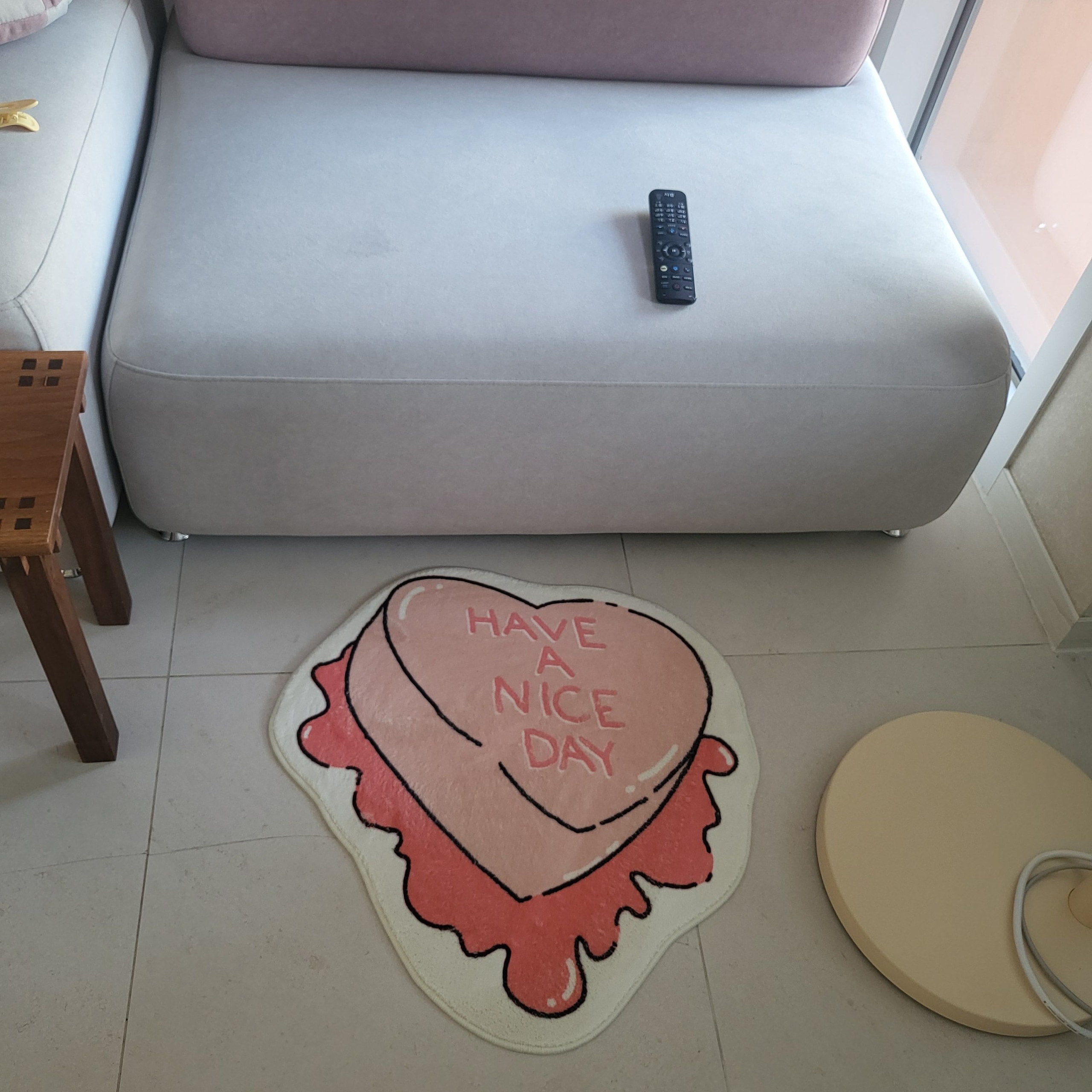 Mini Heart Washable Rug user photo