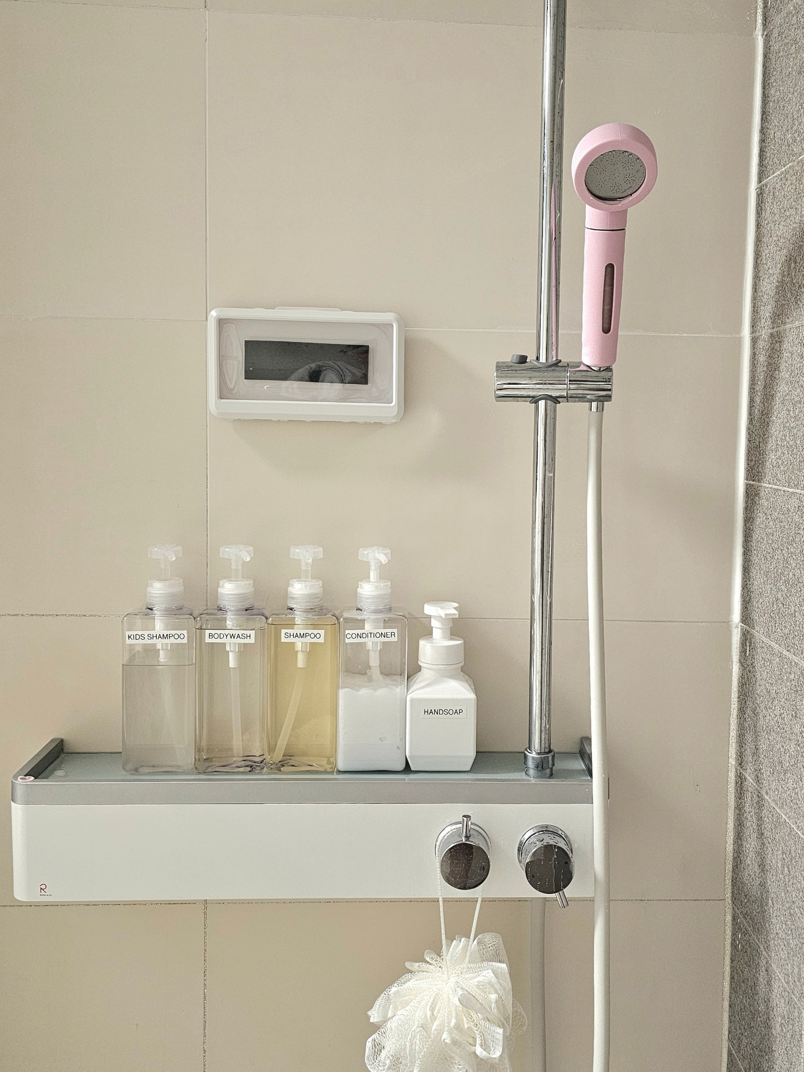 Safety White Waterproof Phone Holder user photo