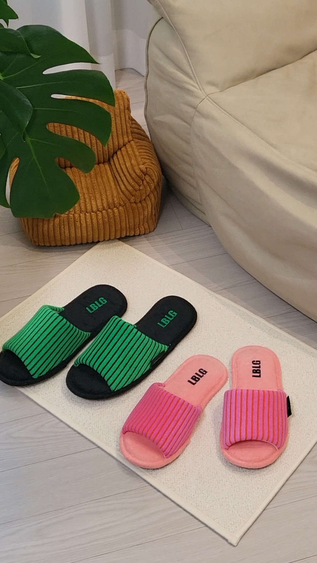Comfort Stripe Towel Slippers user photo