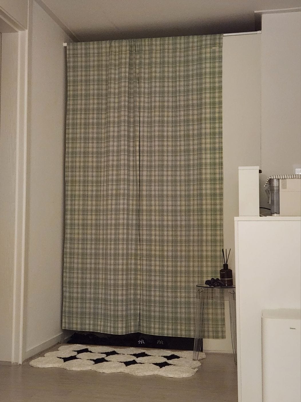 Vintage Check Door Curtain user photo
