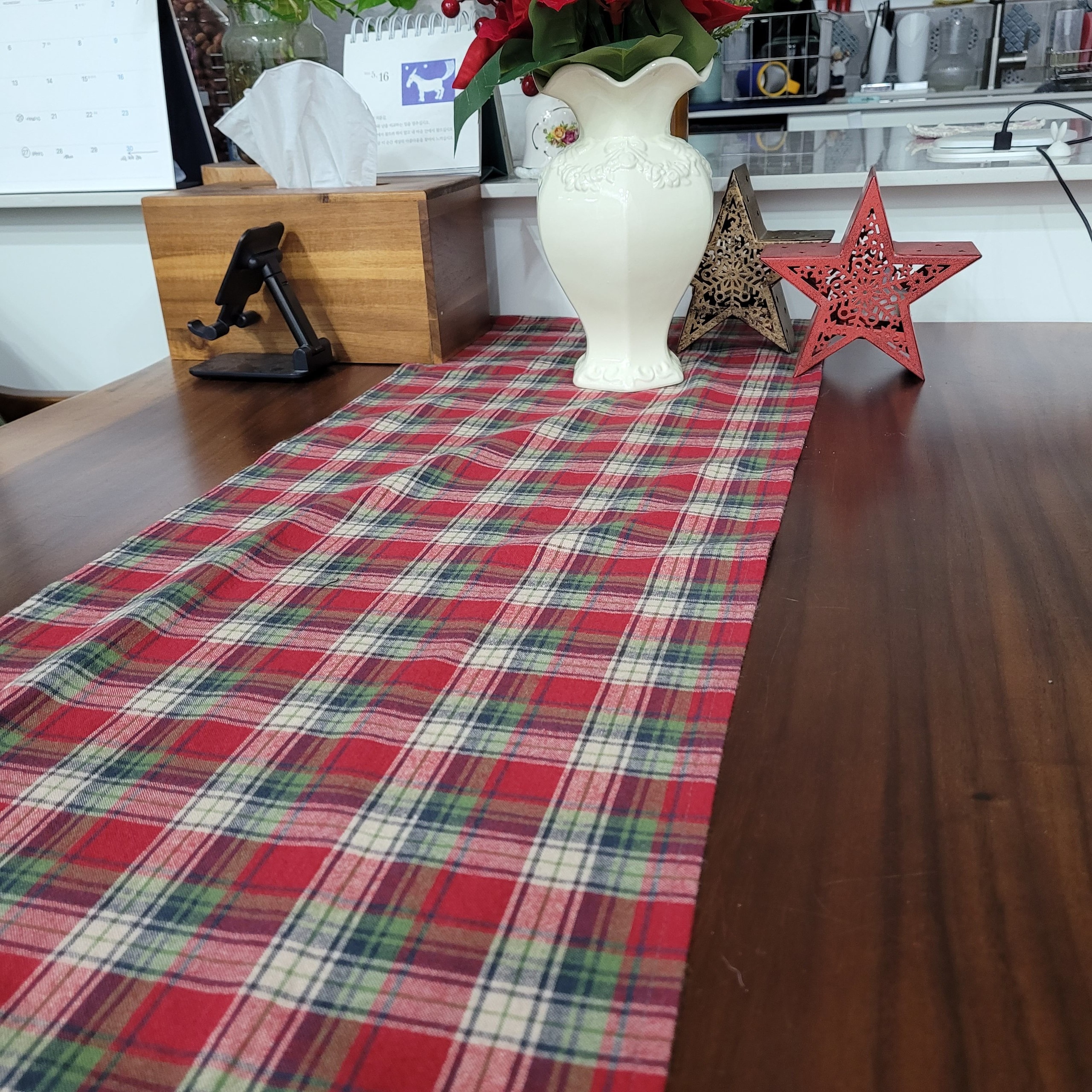 Classic Plaid Cotton Table Runner user photo