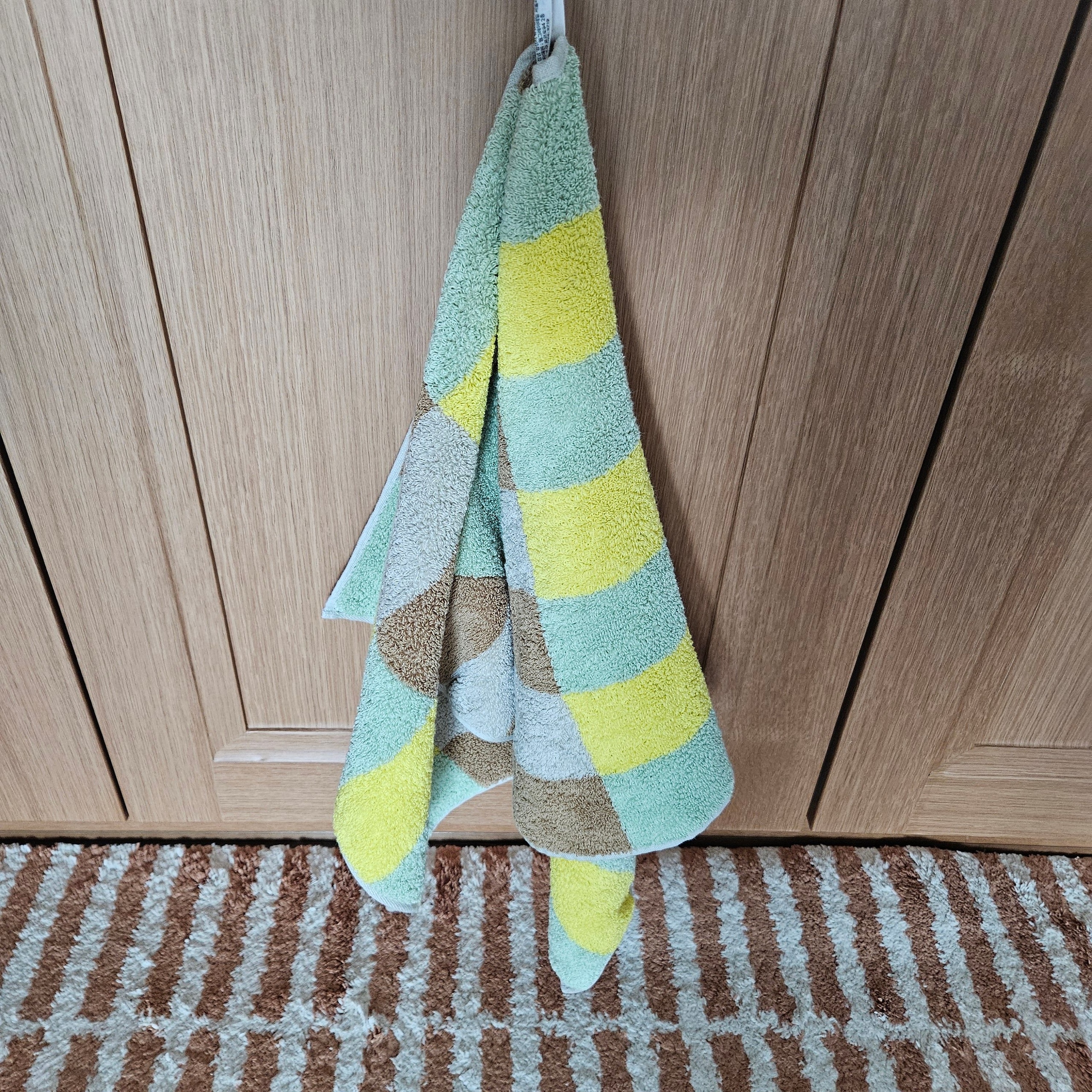 Warm Colorblock Check Hand Towel user photo