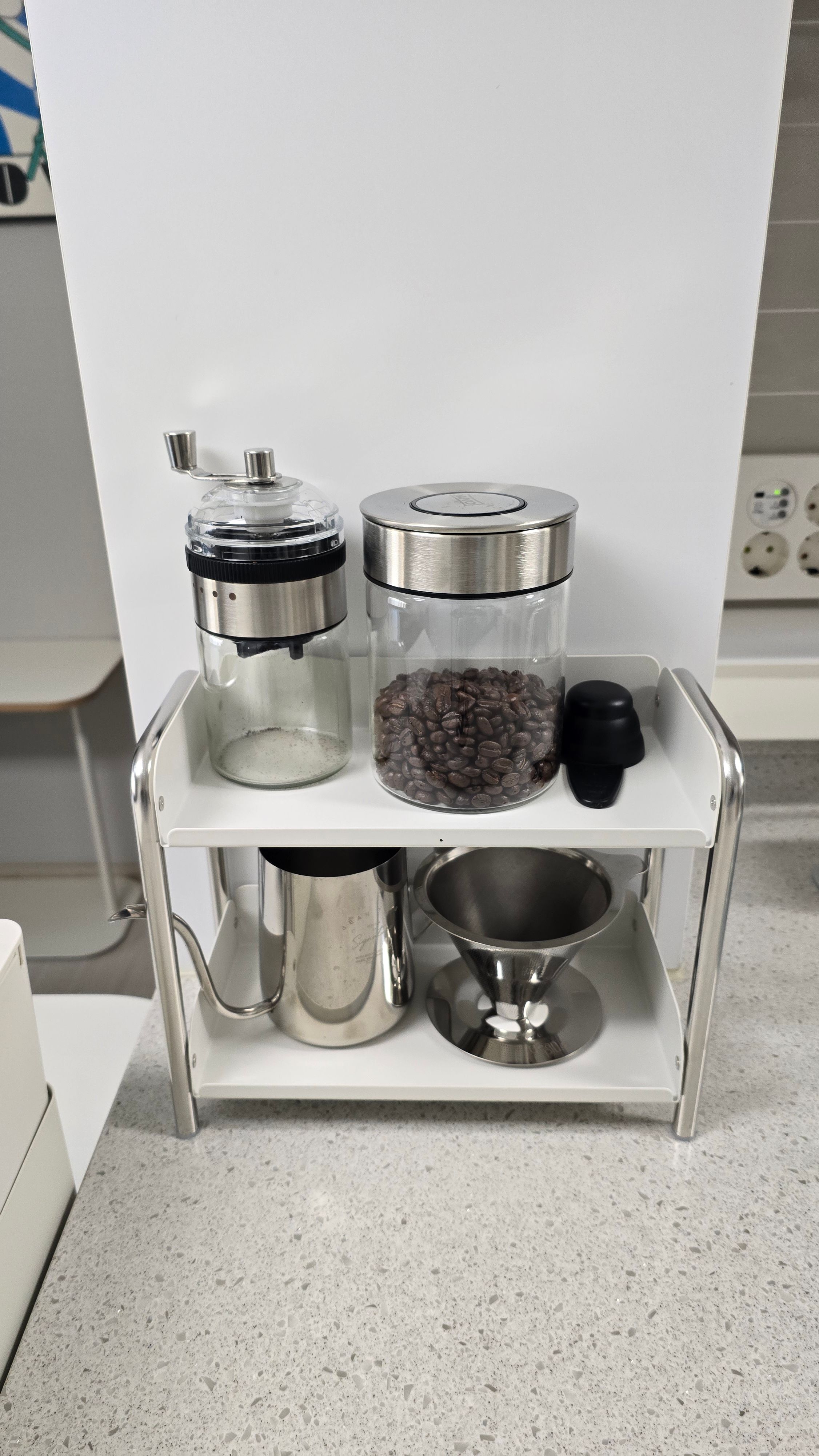 Elle Stainless Steel 2-Tier Kitchen Storage Rack user photo