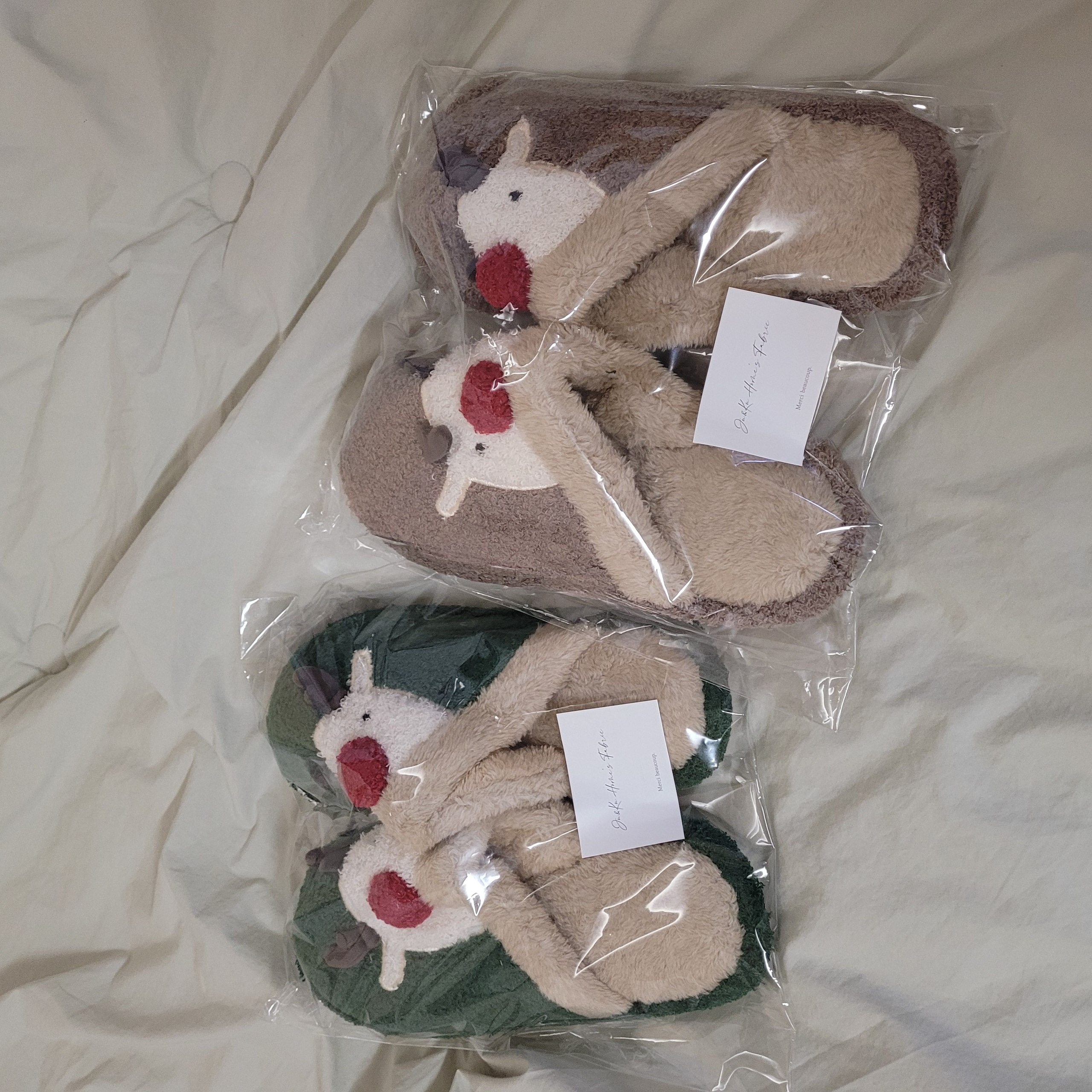 Rudolph Fuzzy Winter Slippers – 3 colors user photo
