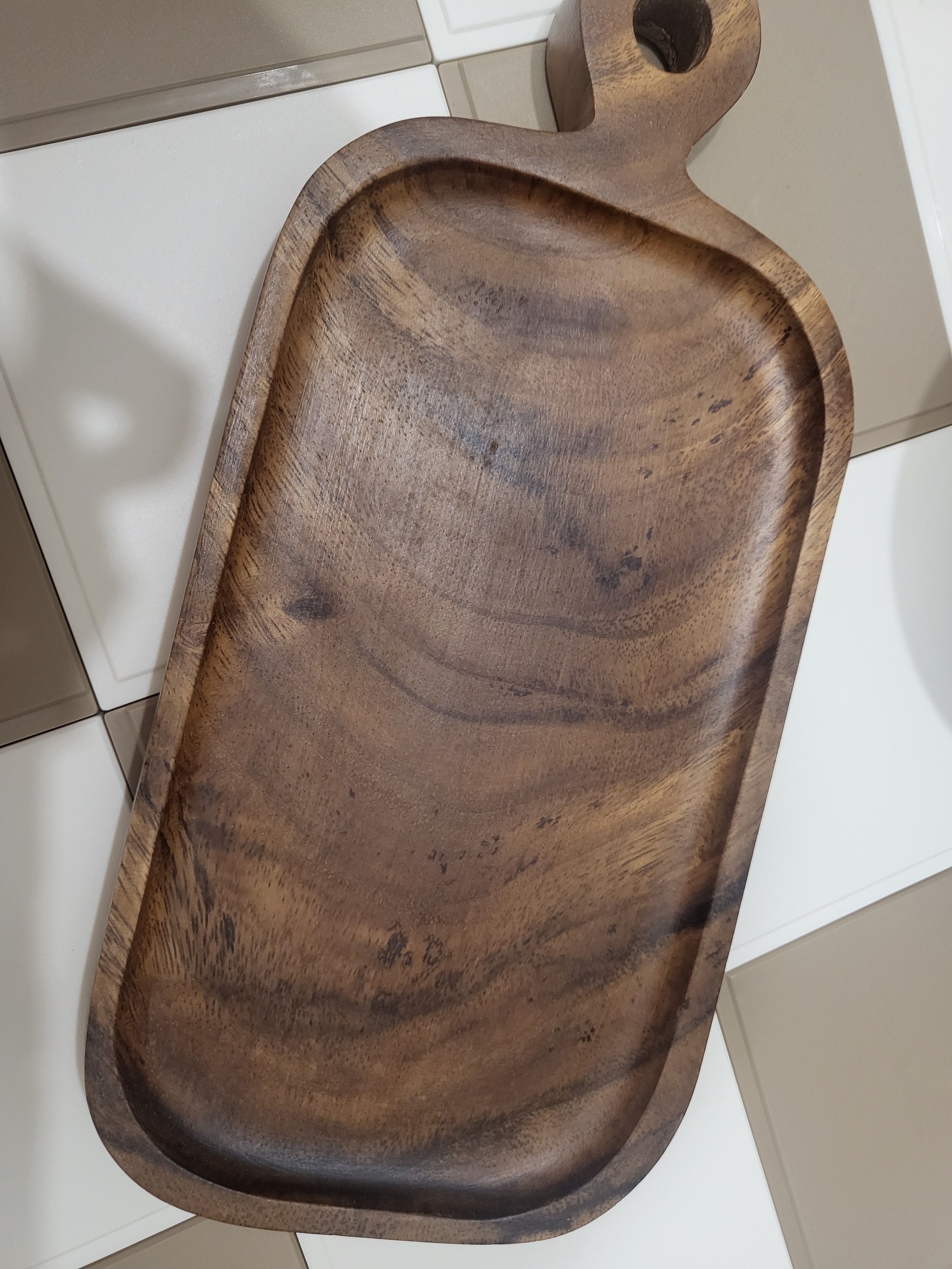 Acacia Wood Brunch Serving Tray user photo