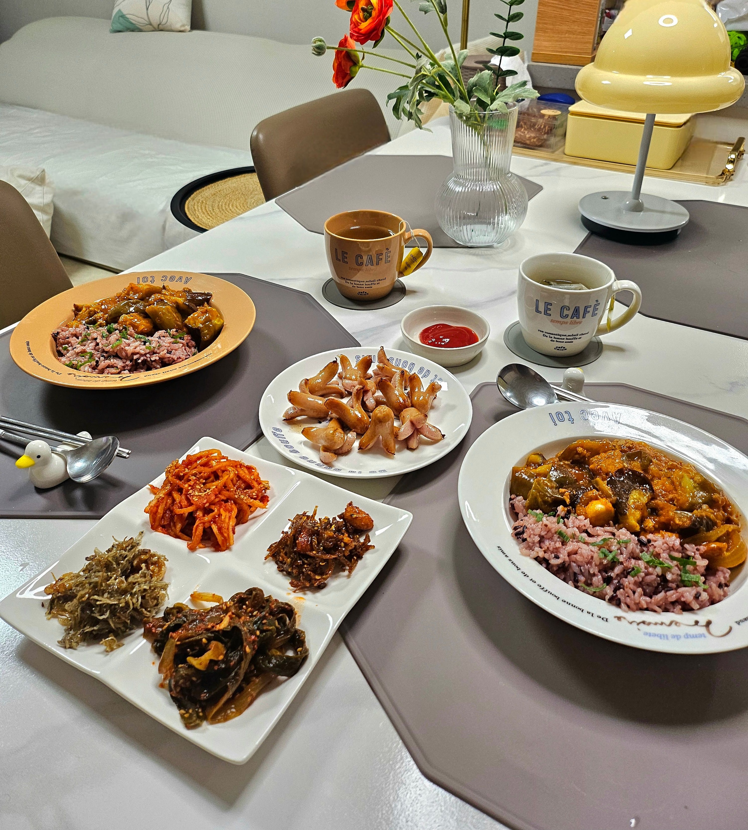 Mild White 4-Section Divided Serving Platter Set of 2 user photo
