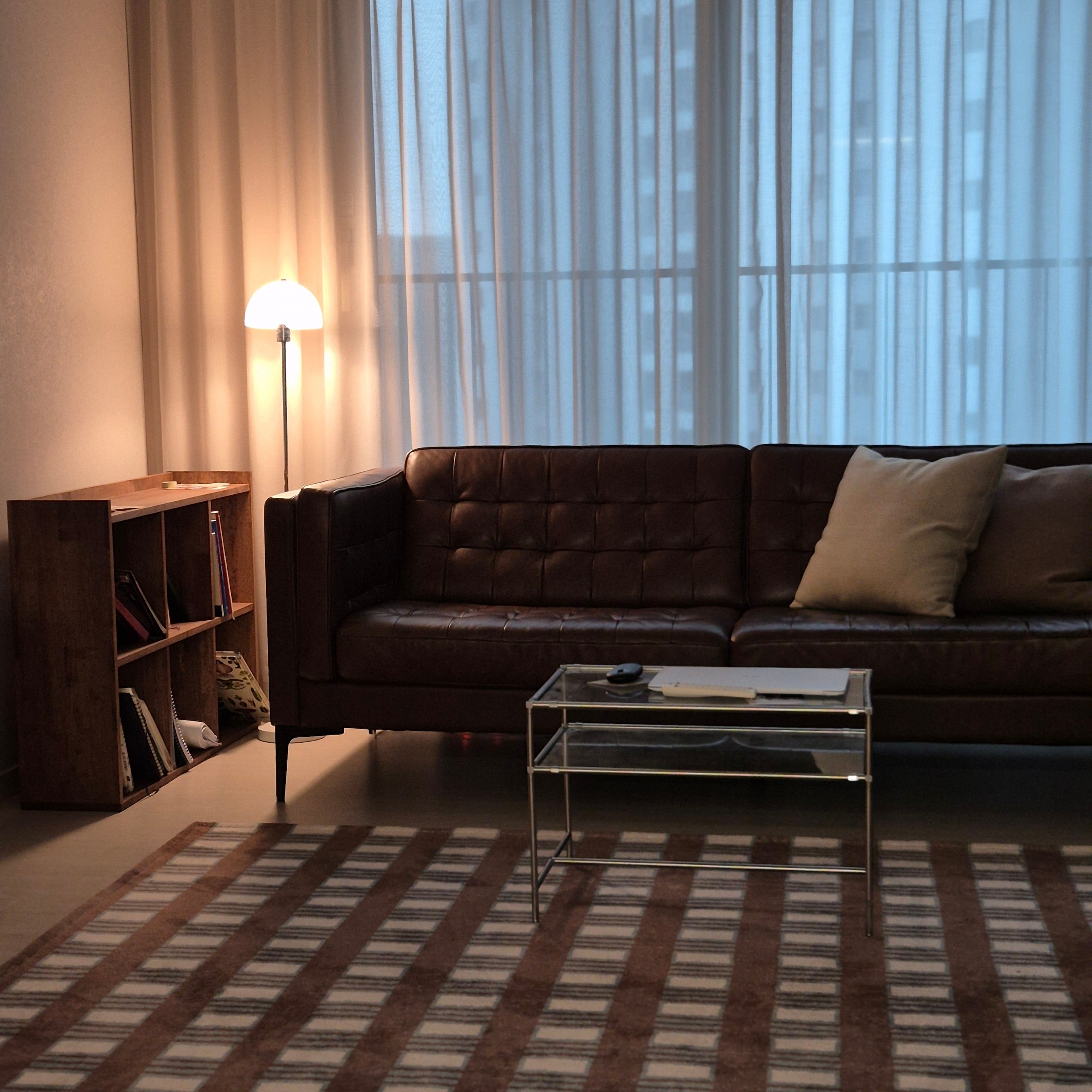 Mocha Blue Check Rug user photo