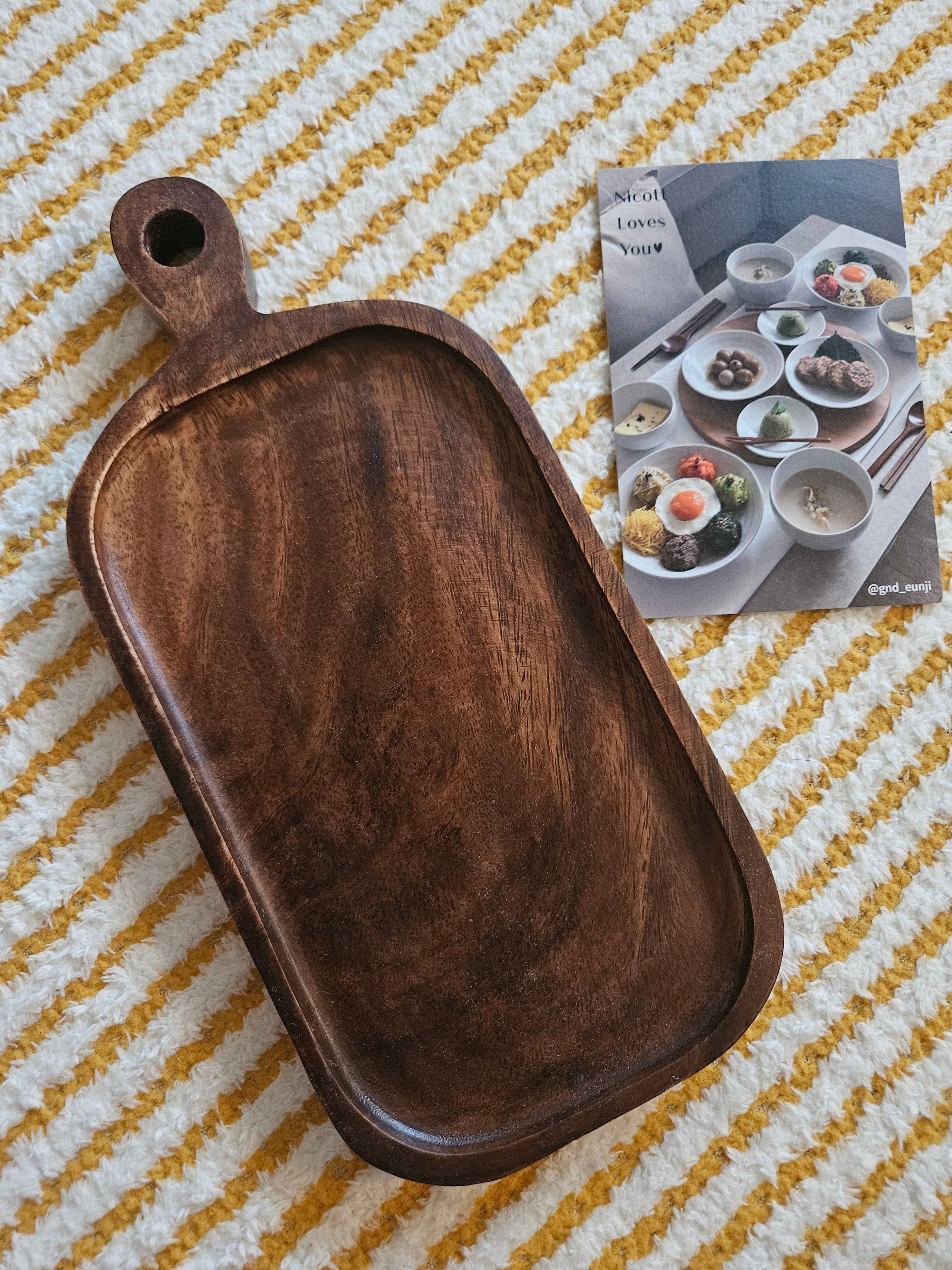 Acacia Wood Brunch Serving Tray user photo