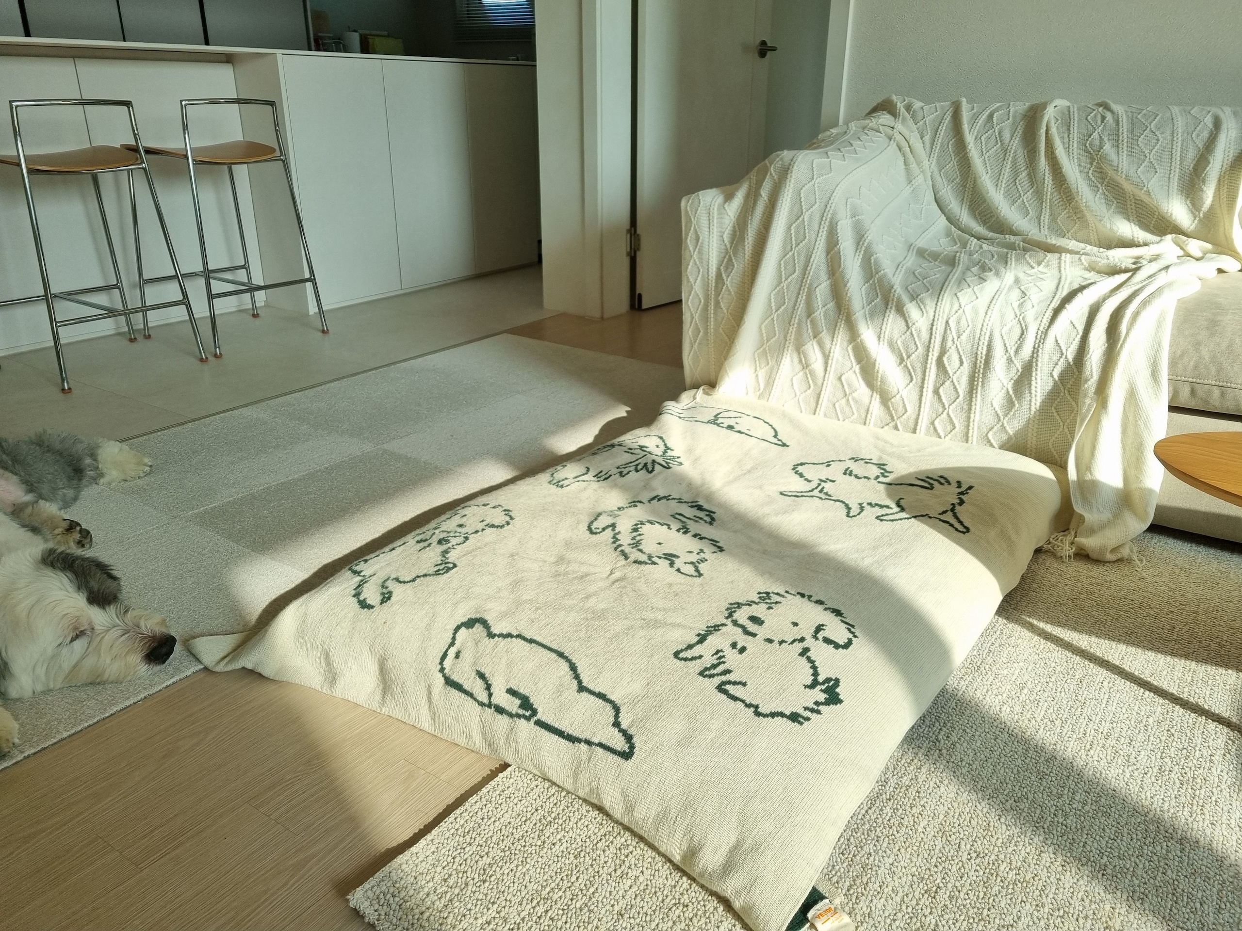 Puppy Reversible Knit Blanket user photo