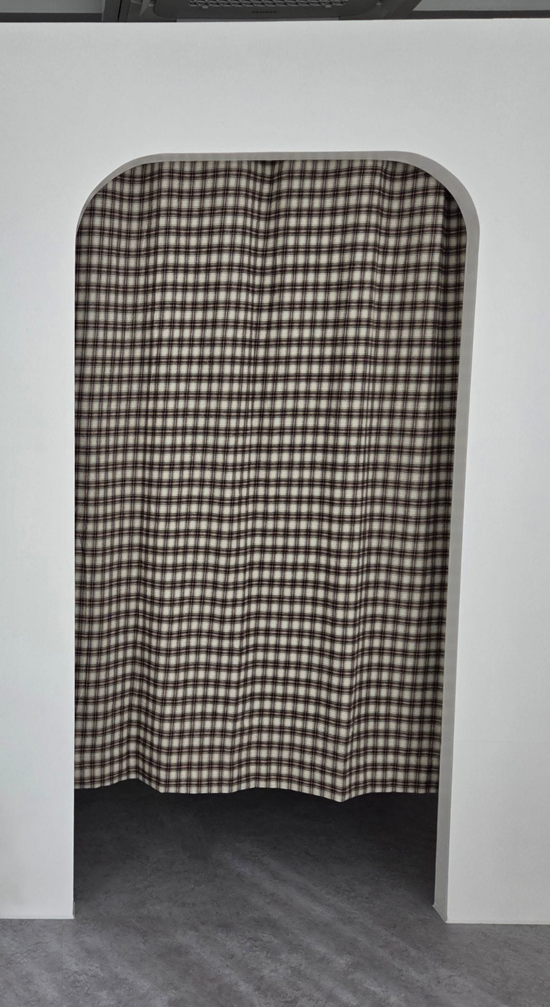 Cozy Brown Plaid Curtain user photo