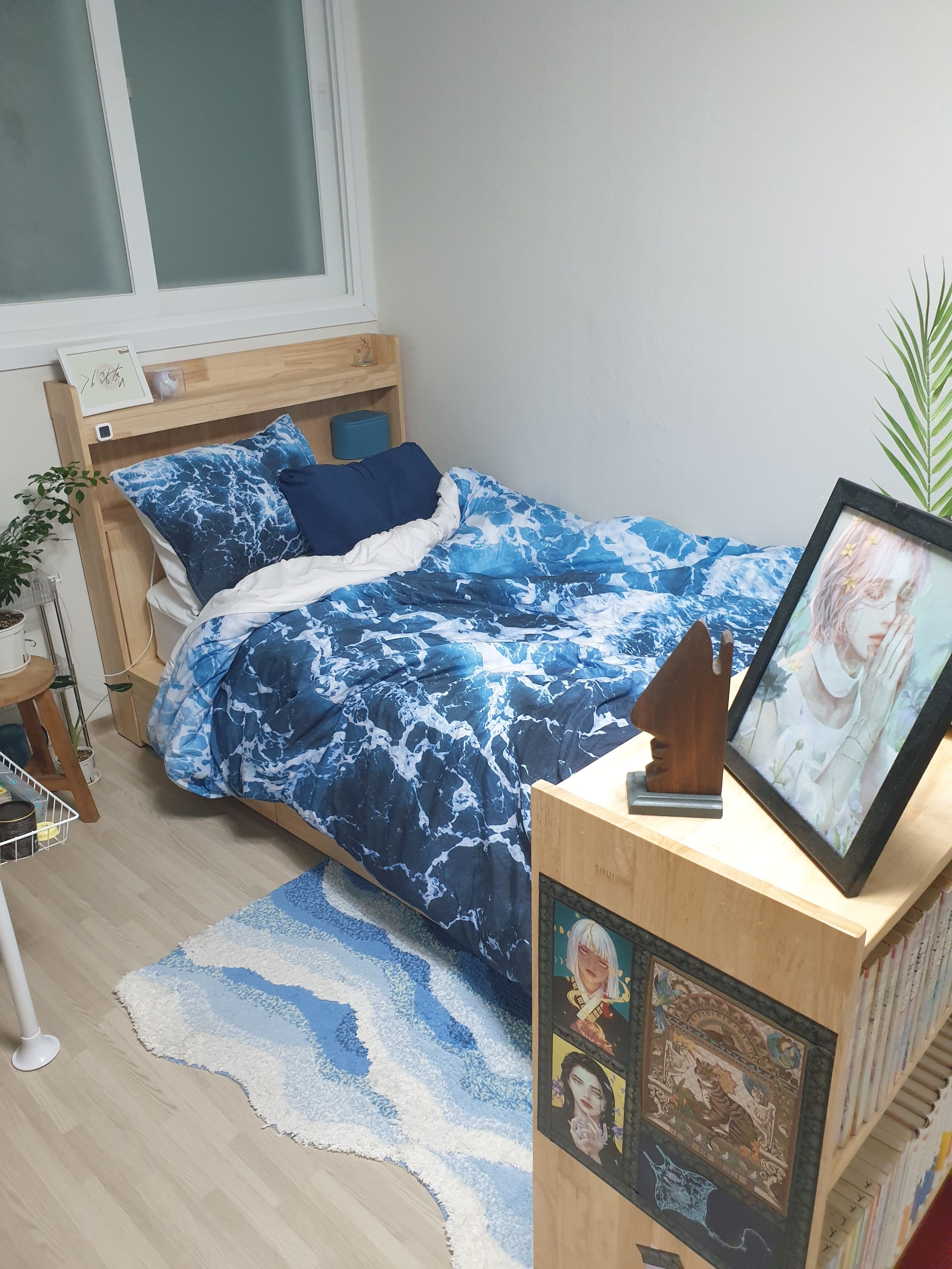 Wavy Blue Tufted Rug user photo