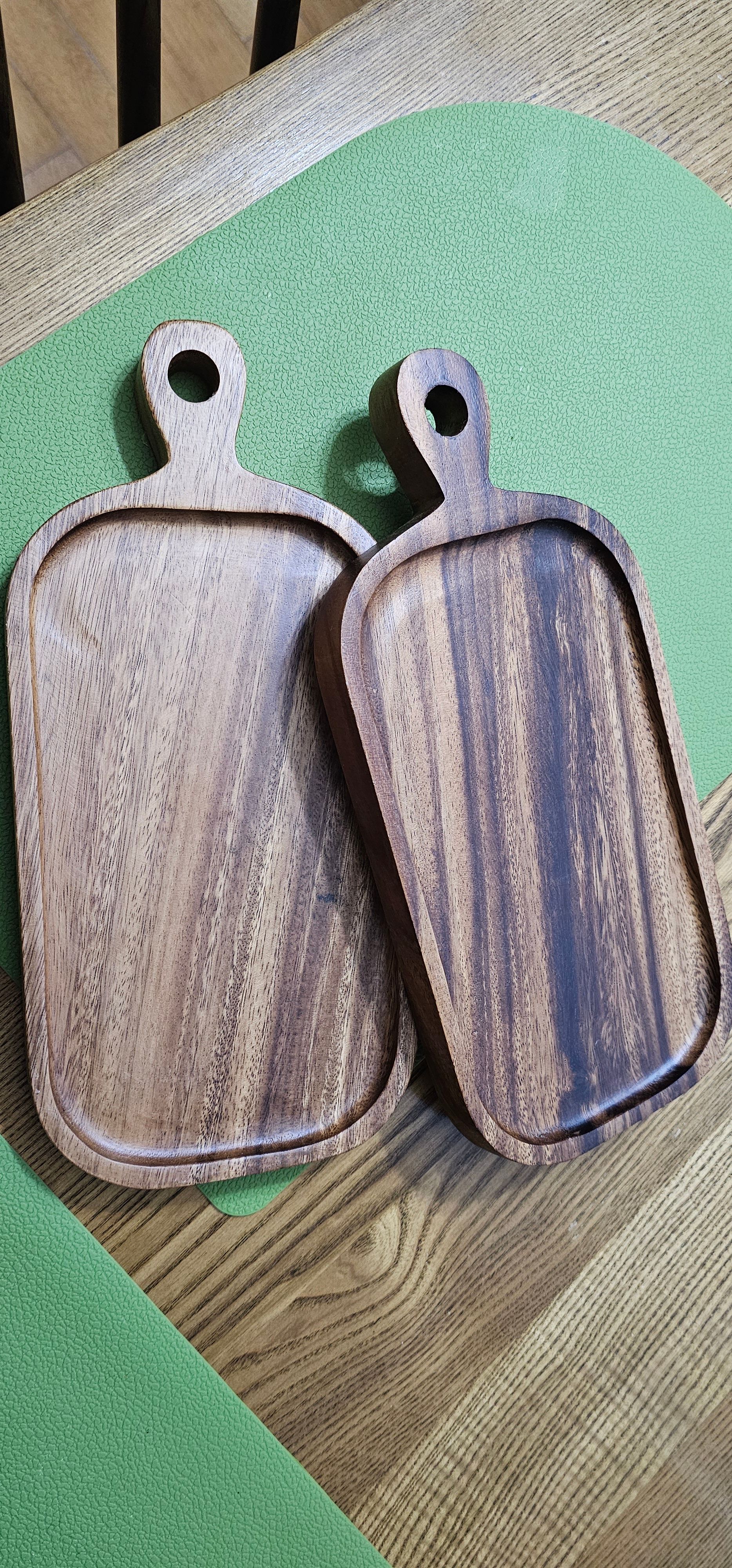 Acacia Wood Brunch Serving Tray user photo