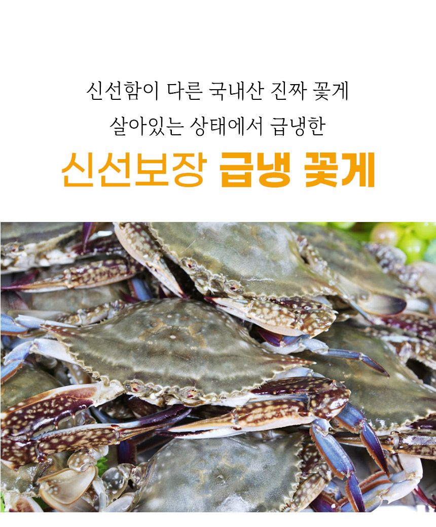 수산·건해산 > 연평도 급냉 꽃게 암꽃게 숫꽃게 신선도 수율 보장 | 오늘의집 쇼핑 연평도 급냉 꽃게 암꽃게 숫꽃게 신선도 수율 보장