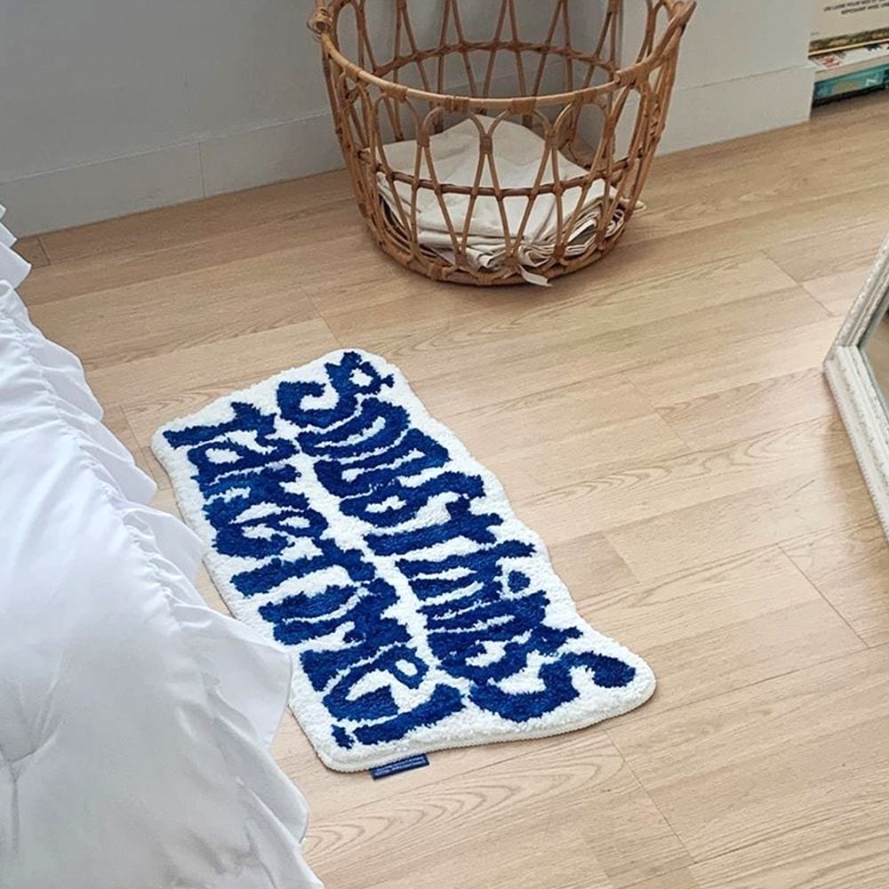 ラグ 変形 GOOD THINGS TAKE TIME 72×36cm| Ohouse(オーハウス)