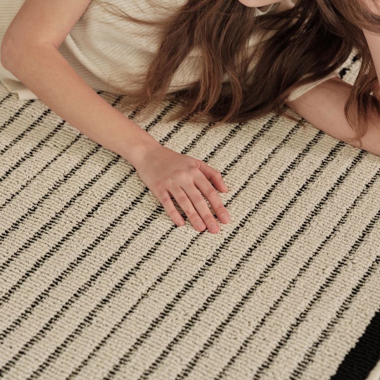 Ohouse Highland loop 洗えるラグ 韓国　140×200 de.fine Highland loop 洗えるラグ［7サイズ］ ベージュ サイザル麻