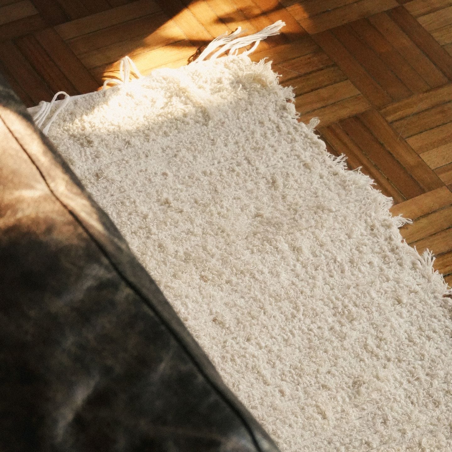 洗えるラグ ミッドセンチュリー TEXTURED 100×150cm 綿| Ohouse(オー