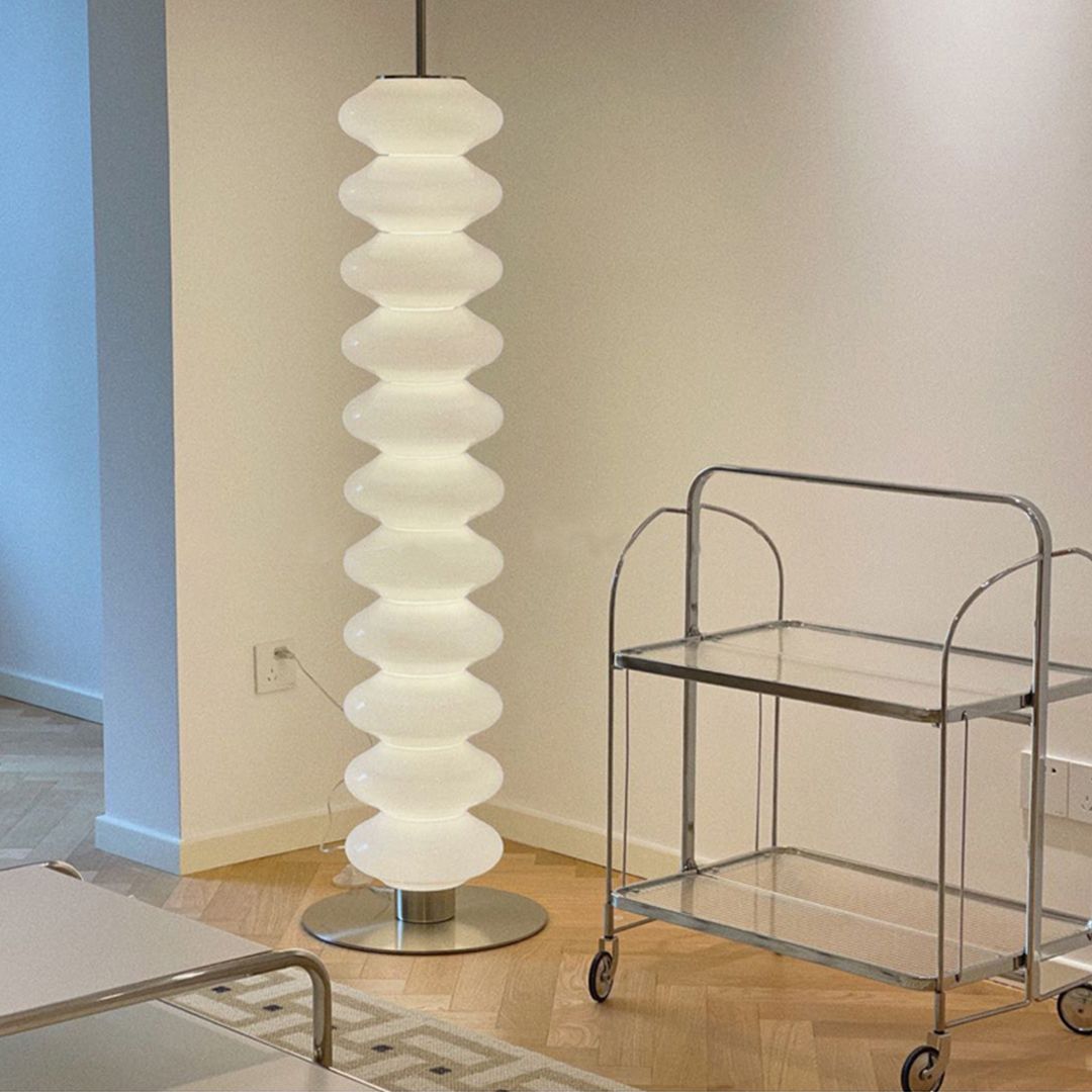 [해외] 오브네드 화이트 카발로 장스탠드 램프 조명 스튜디오