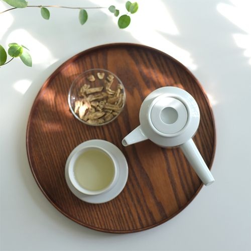 다도 트레이 차판 대용 30cm 다기 세트 차도구 서버 쟁반