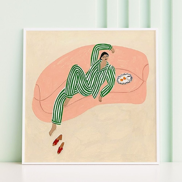 행복한 일은 매일있어, 힐링 인테리어 액자 캔버스 / 01.휴식