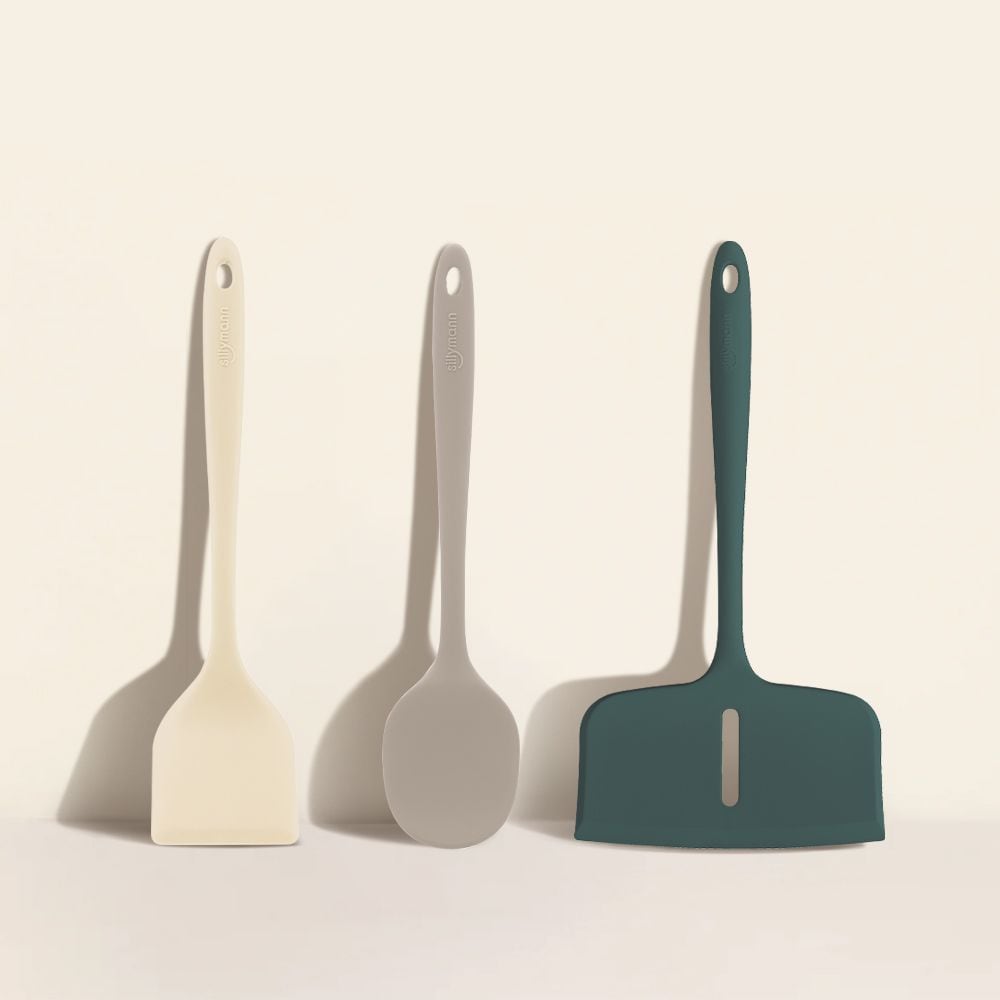 오늘의집 실리만 하모니 일체형 실리콘 조리도구 3종세트 (3color)