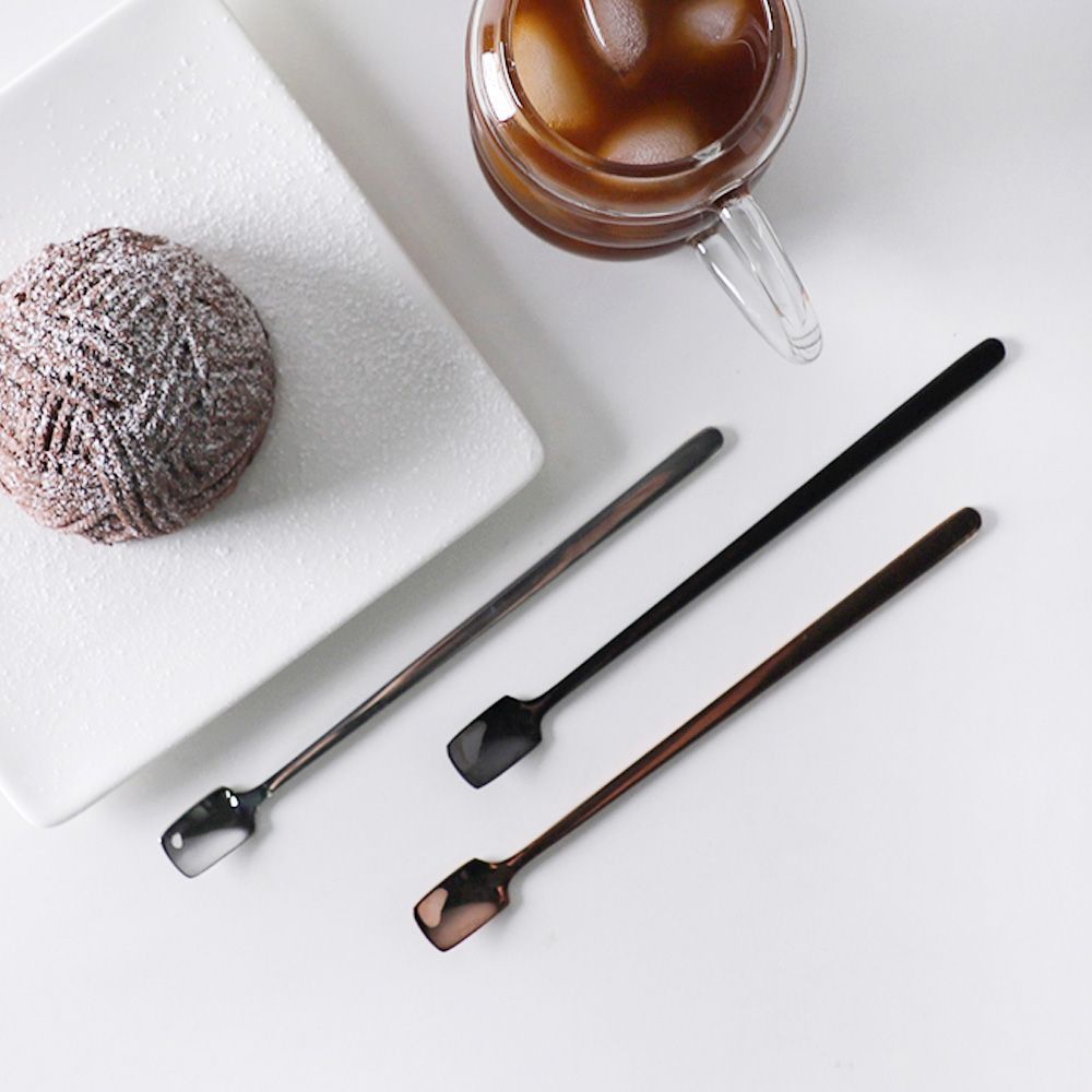 키친몰링 세린델 304 스텐 롱티스푼, 머들러 17cm 3color 1p