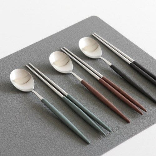 오늘의집 카모메키친 에펠 샤틴 수저 젓가락 5colors