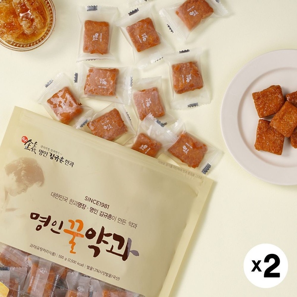 명인 꿀약과 (파우치형) 500g*2봉