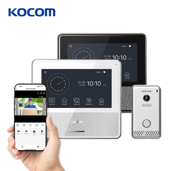 IoT 인터폰 비디오폰 KCV-S701IP2W 주택 아파트 현관 초인종 스마트폰 연동