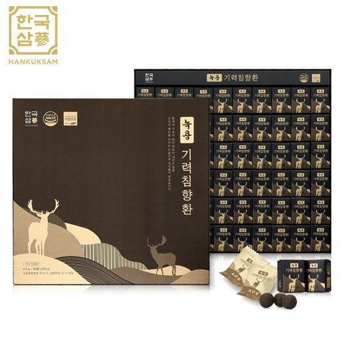 녹용 기력 침향환 (60환) + 쇼핑백 증정 가격 추이 한국삼 녹용 기력 침향환 (60환) + 쇼핑백 증정 - 최저가 99,000원