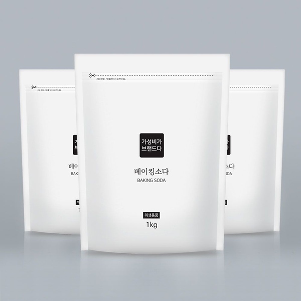 베이킹소다 천연세제 1kg x 3개(지퍼백)