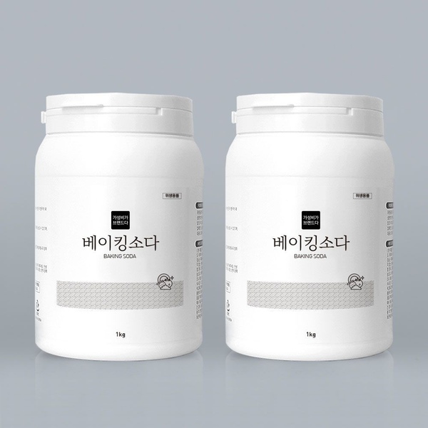 베이킹소다 천연세제 1kg x 2개(용기)