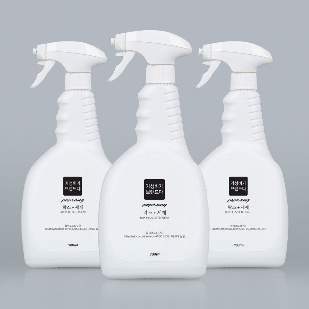 가성비가 브랜드다 The 깨끗한 락스플러스 욕실세정제 플라워향 900ML x 3개