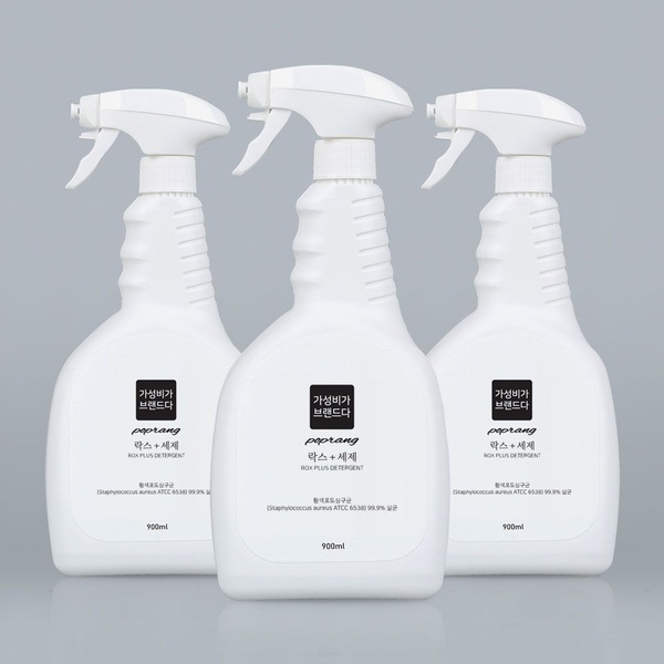 The 깨끗한 락스플러스 욕실세정제 플라워향 900ML x 3개