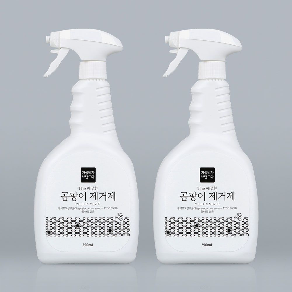 가성비가 브랜드다 The 깨끗한 곰팡이제거제 대용량 900ML x 2개