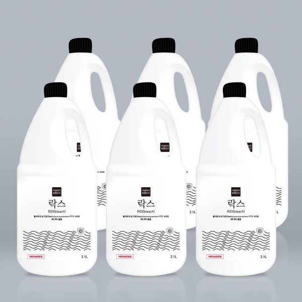 냄새줄인 대용량 락스 2100ML x 6개