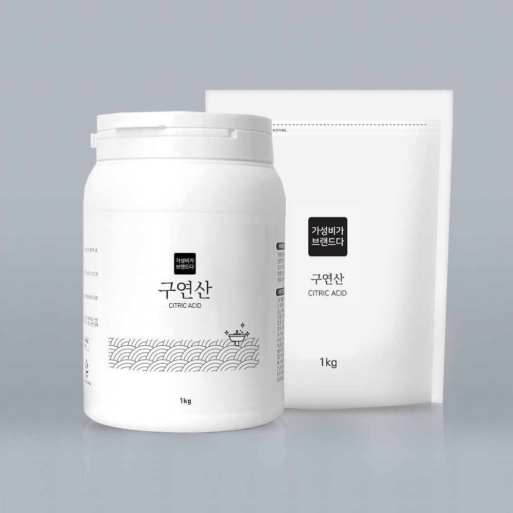 가성비가 브랜드다 구연산 다목적세제 본품1kg+리필1kg