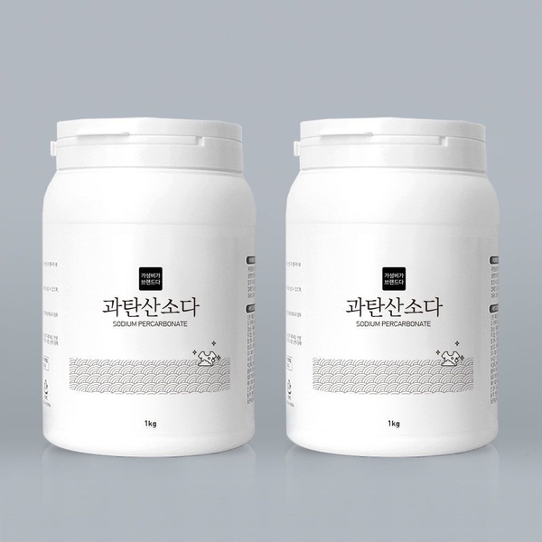 과탄산소다 천연세제 1kg x 2개(용기타입)