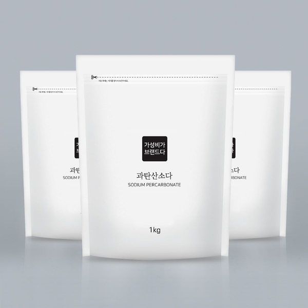 과탄산소다 천연세제 1KG x 3개(지퍼백)