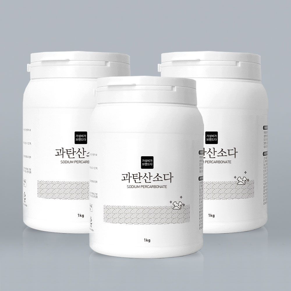 과탄산소다 천연세제 1KG x 3개(용기) 가격 추이 가성비가 브랜드다 과탄산소다 천연세제 1KG x 3개(용기) - 최저가 13,900원