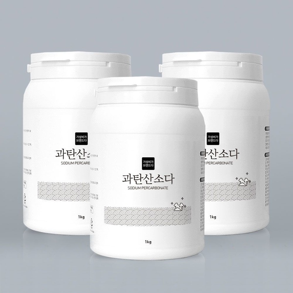 과탄산소다 천연세제 1KG x 3개(용기)