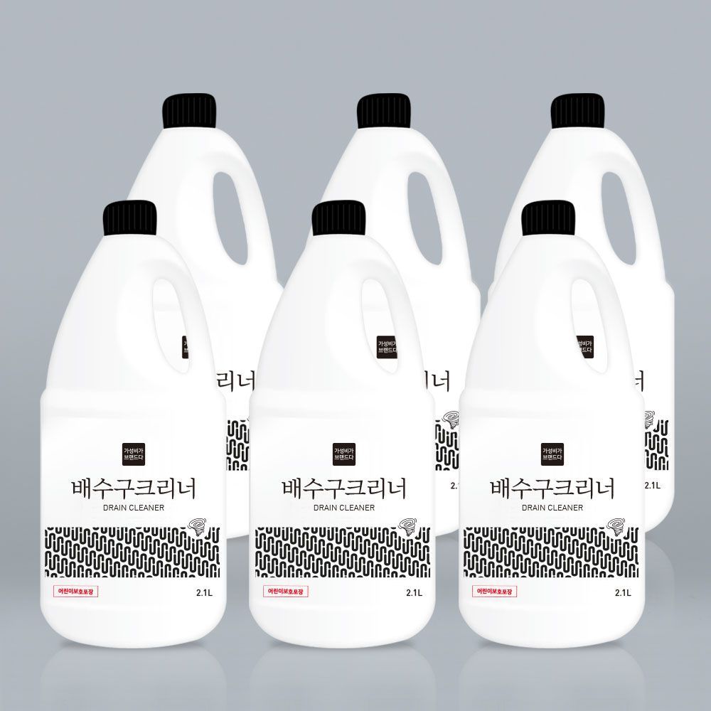 오늘의집 강력한 배수구 클리너 2100ML x 6개