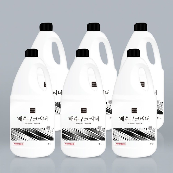 강력한 배수구 클리너 2100ML x 6개