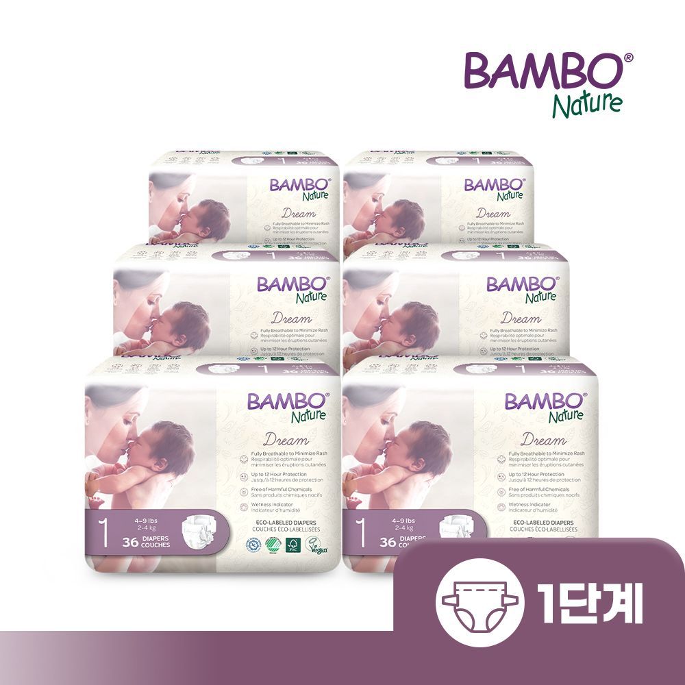 밤보드림 기저귀 1단계 밴드형 36매x6팩 1박스 가격 비교 bambo 밤보드림 기저귀 1단계 밴드형 36매x6팩 1박스