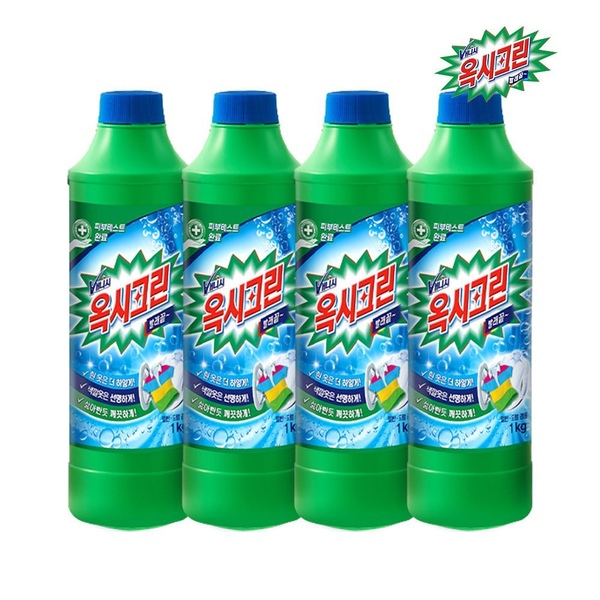 분말 표백제 용기 1kg x4개