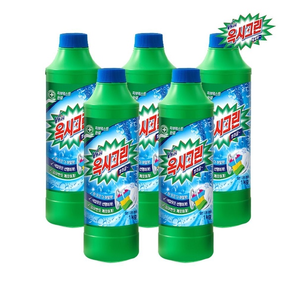 분말 표백제 용기 1kg x5개