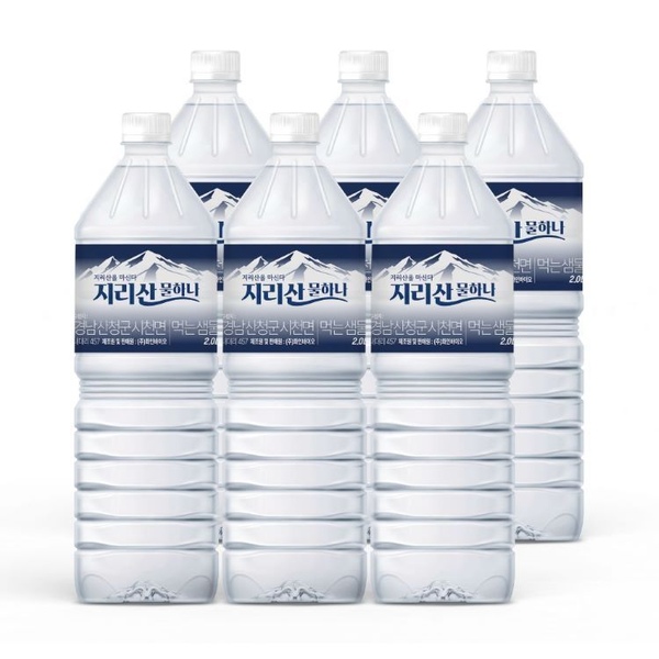 생수 지리산 물하나 2L