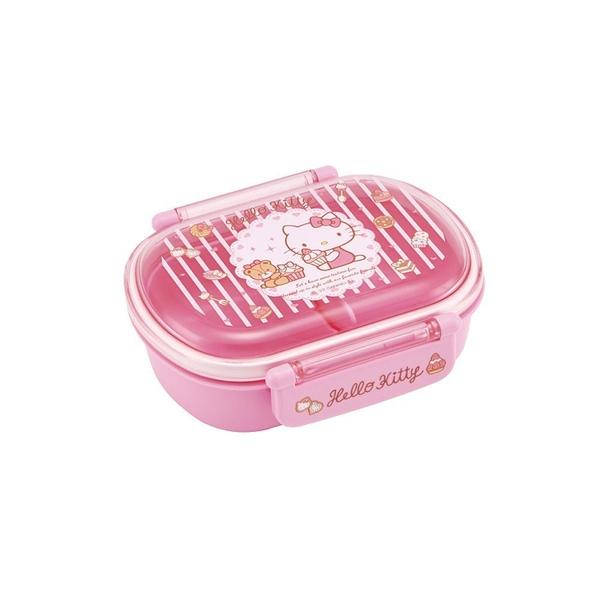 헬로키티 간식타임 돔형 1단 라운드 도시락 360ML / 온이온 향균 밀봉 산리오