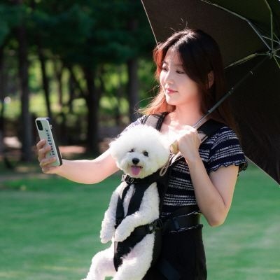 강아지 트래킹 앞가방 슬링백 백팩 이동가방