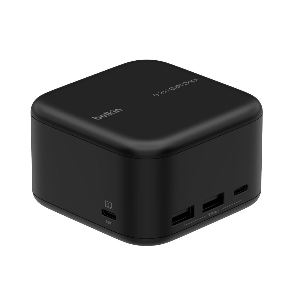 벨킨 6in1 코어 GaN 독 130W C타입 멀티허브 INC018