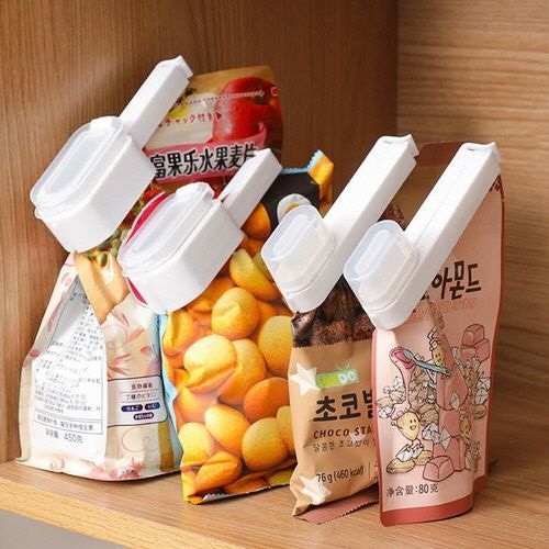 1+1 봉지집게 밀봉 클립 폴리백 과자 봉지뚜껑 밀폐캡